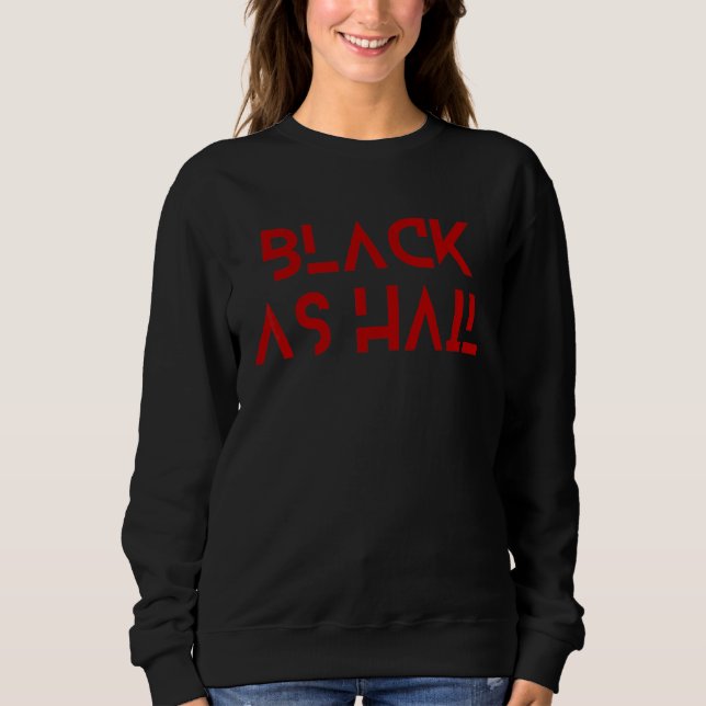 Sudadera Black As Hail Michigan (Anverso)