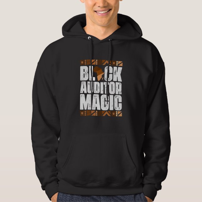 Sudadera Black Auditor Magic Black History Mono BLM (Anverso)