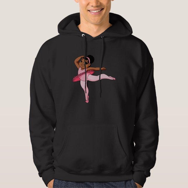 Sudadera Black Ballerina little girl (Anverso)