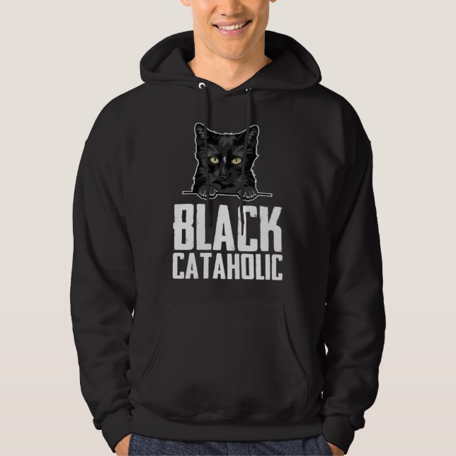 Sudadera Black  Black cat  Black mom (Anverso)