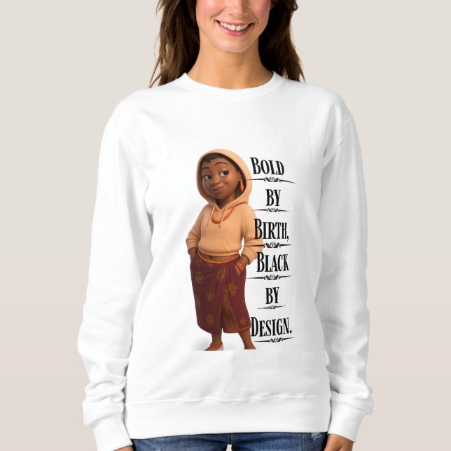 Sudadera Black By Design,Pixarstyle 3D (Anverso)