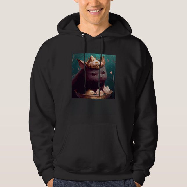 Sudadera Black Cat Axolotl Chocolate (Anverso)