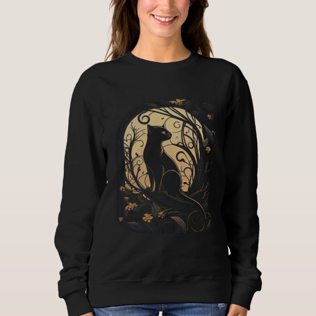 Sudadera Black Cat Backfloatin Graphic Tees Men Women Boys  (Anverso)