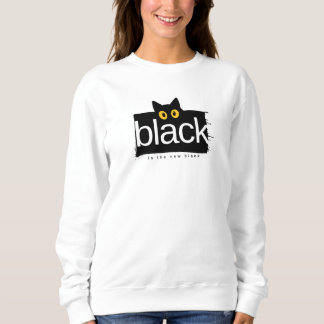 Sudadera Black Cat 'Black is the New Black' Funny T-Shirt