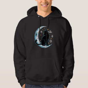 Sudadera Black Cat Crescent Sailor-Moon Phases Astrología P