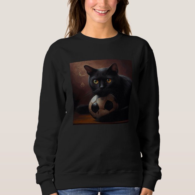 Sudadera Black Cat Soccer Taco (Anverso)