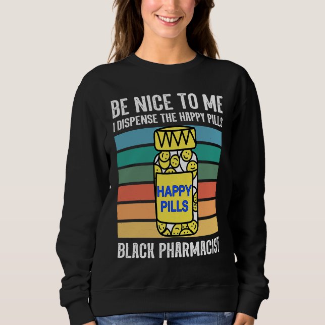 Sudadera Black chemist pharmacist tech African American pha (Anverso)