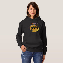 Sudadera black cougar on halloween night invitation card