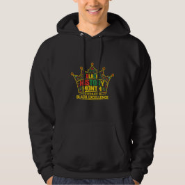 Sudadera Black Excellence Crown – Black History Month