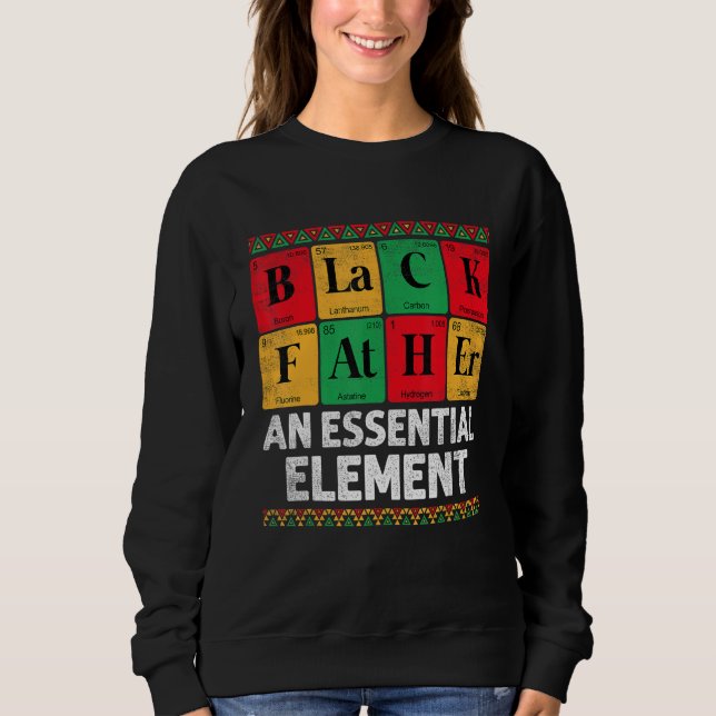 Sudadera Black Father The Essential Element Father s Day  D (Anverso)