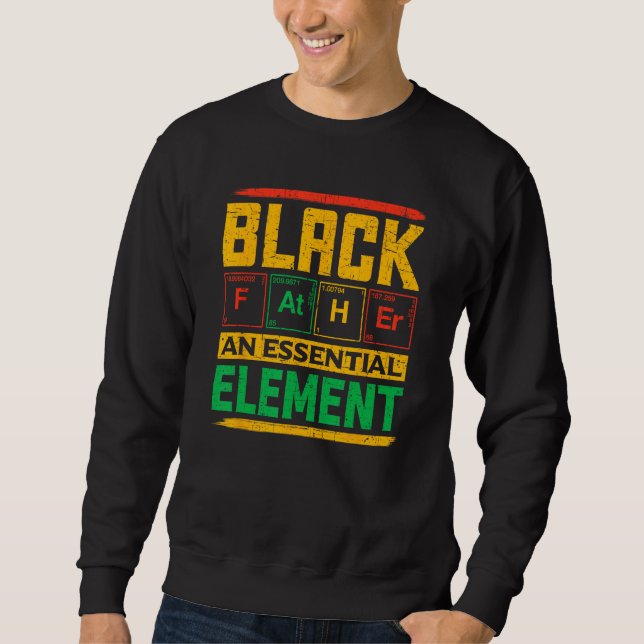 Sudadera Black Father The Essential Element Father's Day Bl (Anverso)