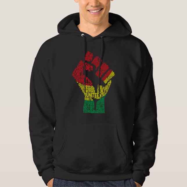 Sudadera Black Fis African American Prige Black History Mon (Anverso)