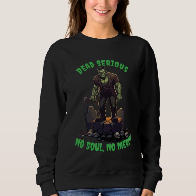 Sudadera 🖤 Black Frankenstein 💀 U (Anverso)