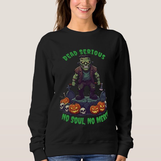 Sudadera 🖤 Black Frankenstein 💀 U (Anverso)