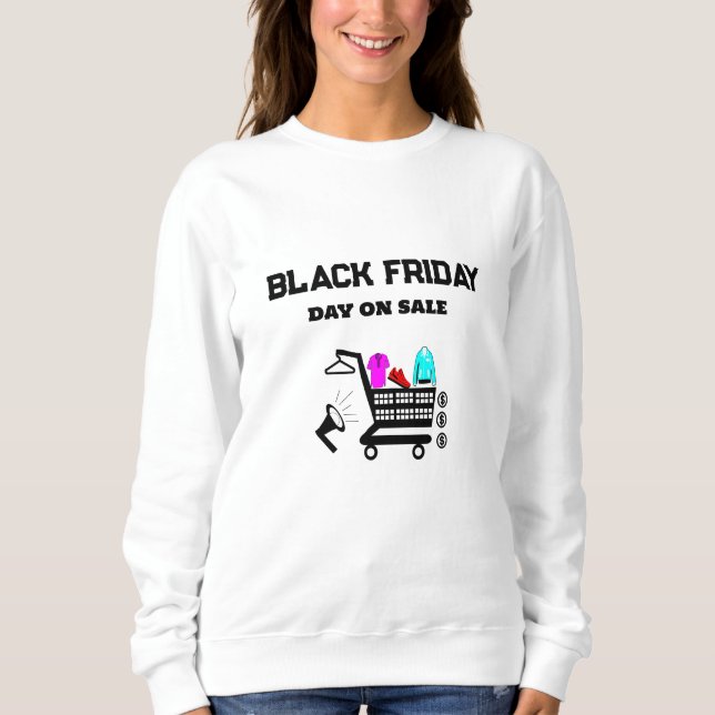 Sudadera Black Friday Shopping Rush (Anverso)