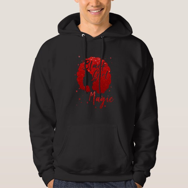 Sudadera Black Girls Magic African American Woman With Natu (Anverso)
