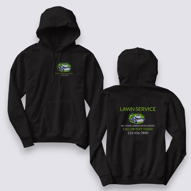 Sudadera Black Green Lawn Care and Service Professional (Subido por el creador)