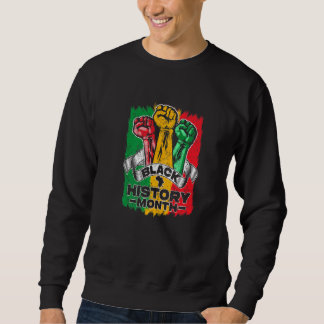 Sudadera Black History Month 2023 Hand Strong African Ameri