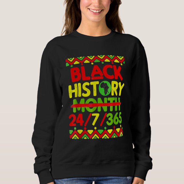Sudadera Black History Month 247365 African American Melani (Anverso)