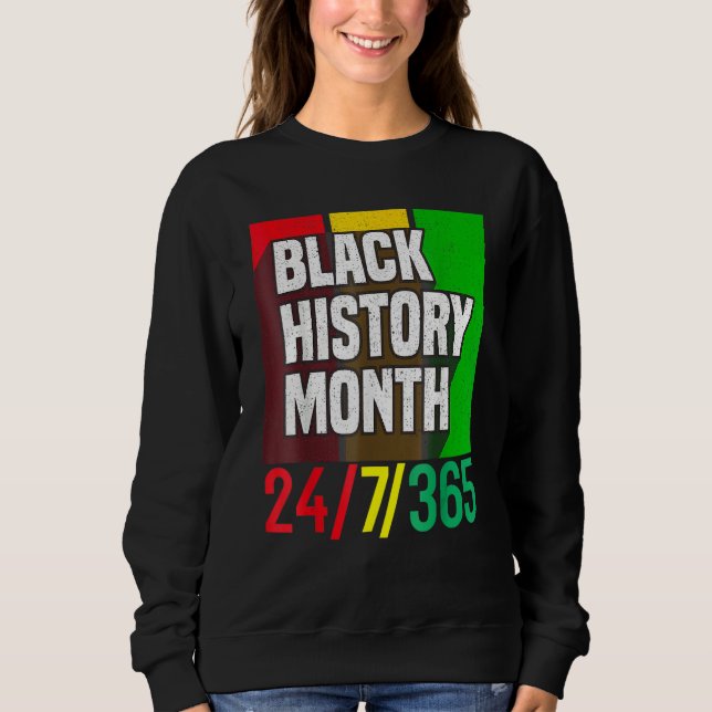 Sudadera Black History Month 247365 African American Melani (Anverso)
