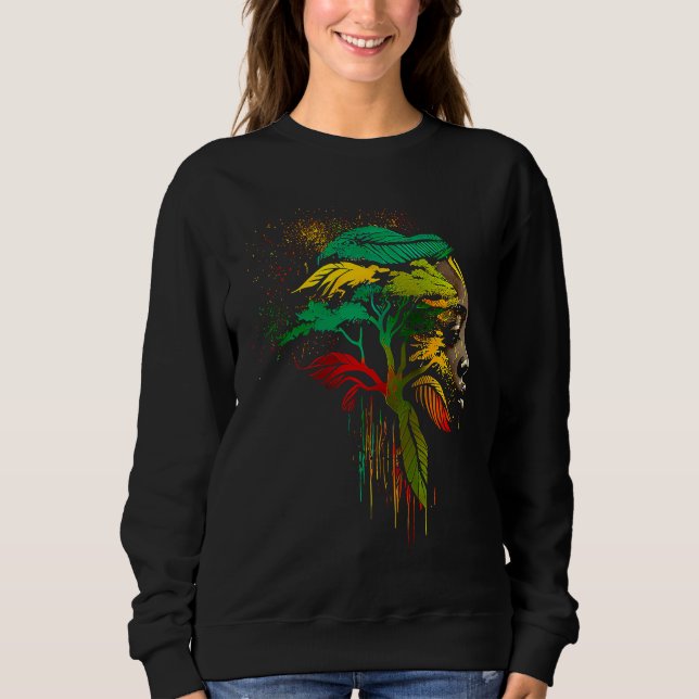 Sudadera Black history month  African American Ancestors' r (Anverso)