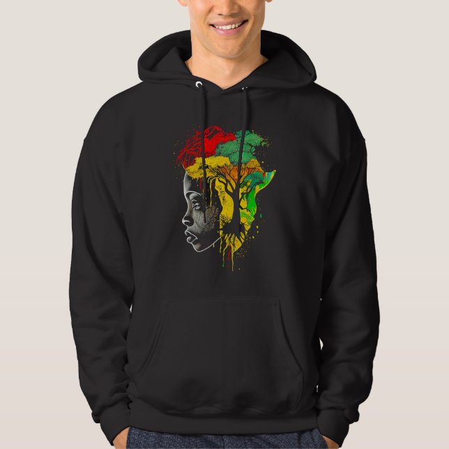 Sudadera Black history month  African American Ancestors' r (Anverso)