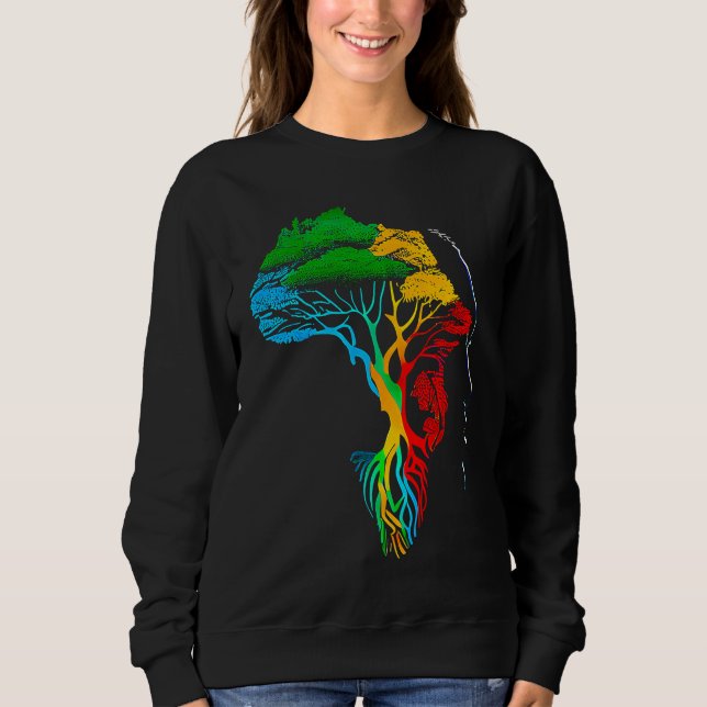 Sudadera Black history month  African American Ancestors' r (Anverso)