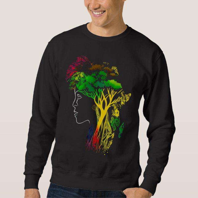 Sudadera Black history month  African American Ancestors' r (Anverso)
