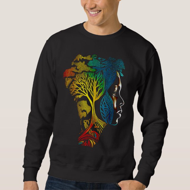 Sudadera Black history month  African American Ancestors' r (Anverso)