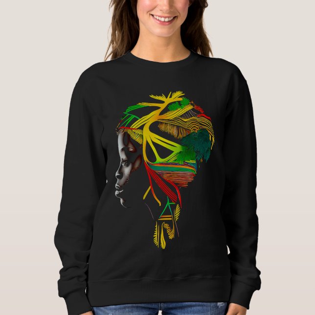 Sudadera Black history month  African American Ancestors' r (Anverso)