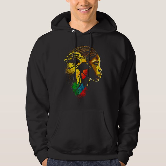 Sudadera Black history month  African American Ancestors' r (Anverso)