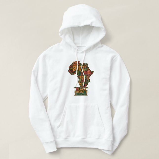 Sudadera Black History Month – African Heritage Art (Diseño del anverso)