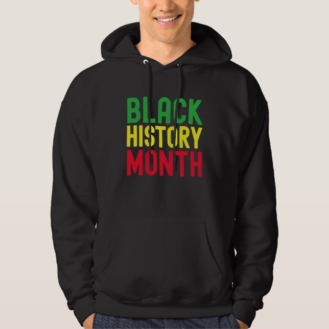 Sudadera Black History Month Afro African Pride Celebration (Anverso)