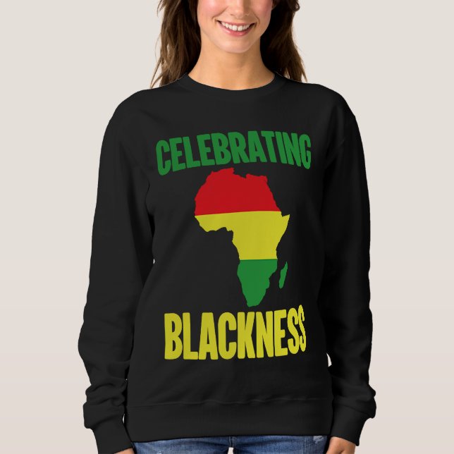 Sudadera Black History Month Decorations Celebrating Blackn (Anverso)