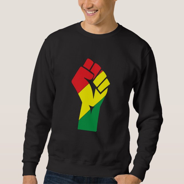 Sudadera Black History Month Fist Black Power African Ameri (Anverso)