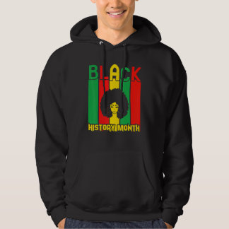 Sudadera Black History Month Pride Distressed Melanin Ameri