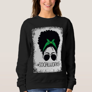 Sudadera Black History Month Social Worker Black Education