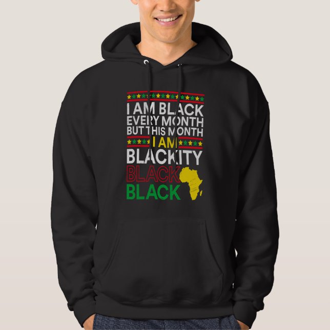 Sudadera Black History Month USA History America African (Anverso)