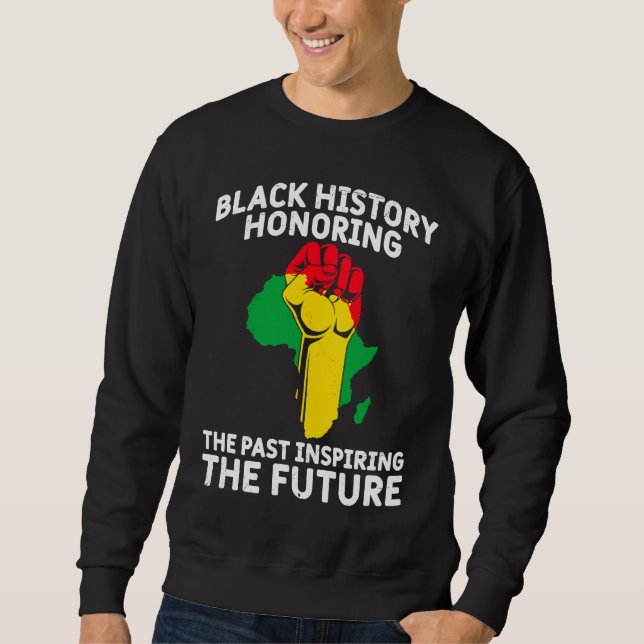 Sudadera Black History Month USA History America African  1 (Anverso)