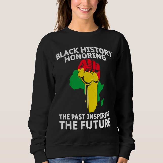 Sudadera Black History Month USA History America African  1 (Anverso)