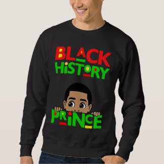 Sudadera Black History Prince Melanin Boy Son Bruh Brown Sk