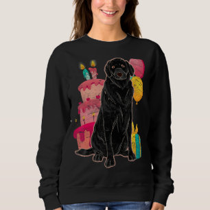 Sudadera Black Lab Animal Mascota Dog Kids Birday Black Lab