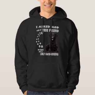 Sudadera Black Lab Dog Curly Costado Recuperador Mamá Curly