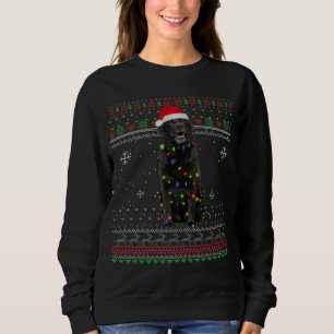 Sudadera Black Lab ilumina a divertidos Navidades Pajama Gi