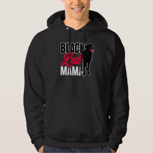 Sudadera Black Lab Mama Animal Mascota Mami Dog Dueño Negro