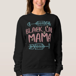 Sudadera Black Lab Mama Labrador Recuperador Perro Mamá
