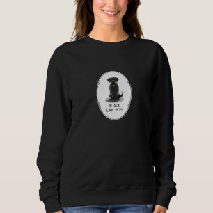 Sudadera Black Lab Mom (Labrador Retriever Mom)