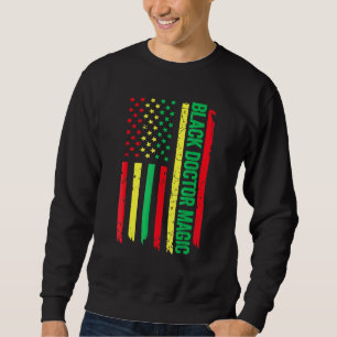 Sudadera Black Médica Magic Africa Para Hombres Mujeres Bla