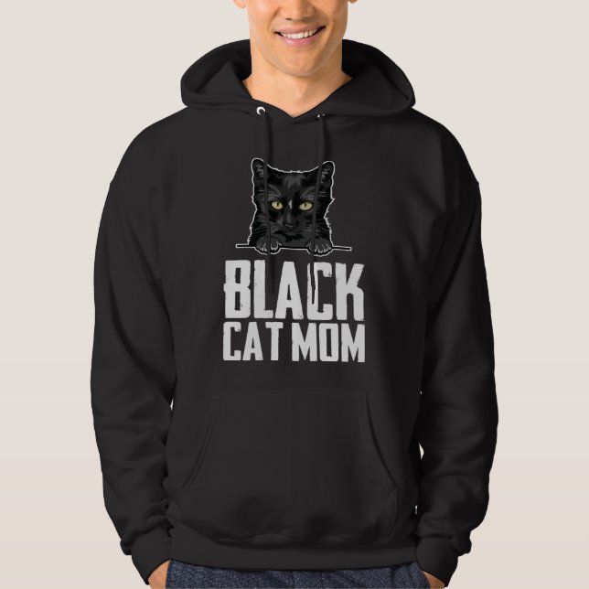 Sudadera Black mom  Black kitten  Blacks  2 (Anverso)