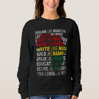 Sudadera Black Power Shirt History Month African American P